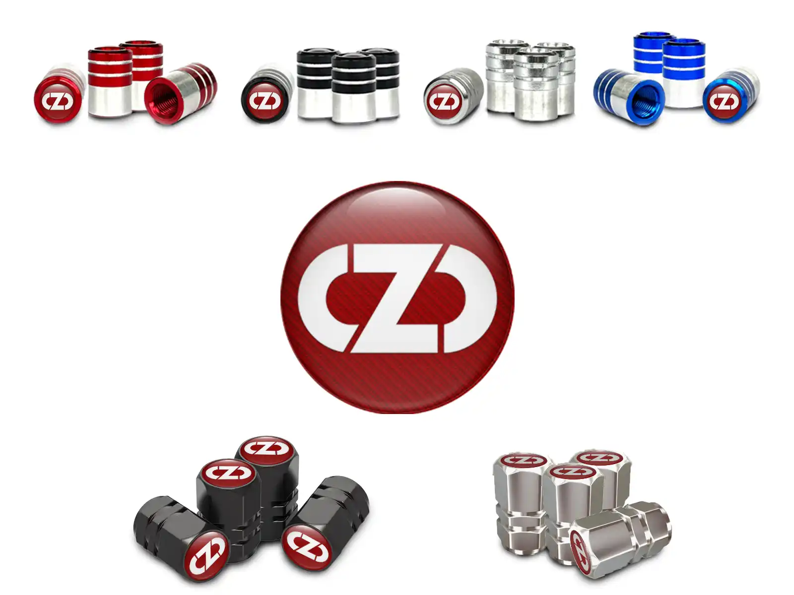 OZ Capsules De Tige De Valve SUV Design Minimal